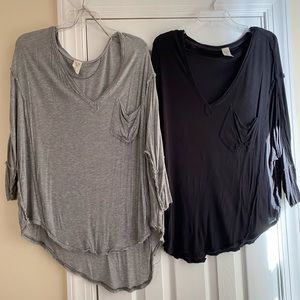 Two weeks the free 3/4 sleeve tops